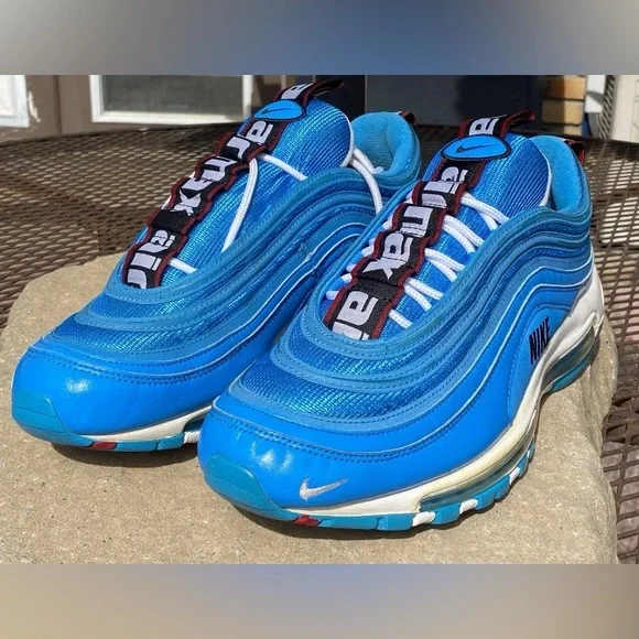 🛜🟥US 11- Nike Air Max 97 “Blue Hero" 2018 {312834-401} Men's Sneak - Picture 3 of 14